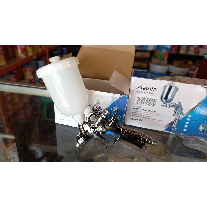 Spray gun Auarita k350 lvmp hvlp tabung 250ml bisa cod bayar di tempat