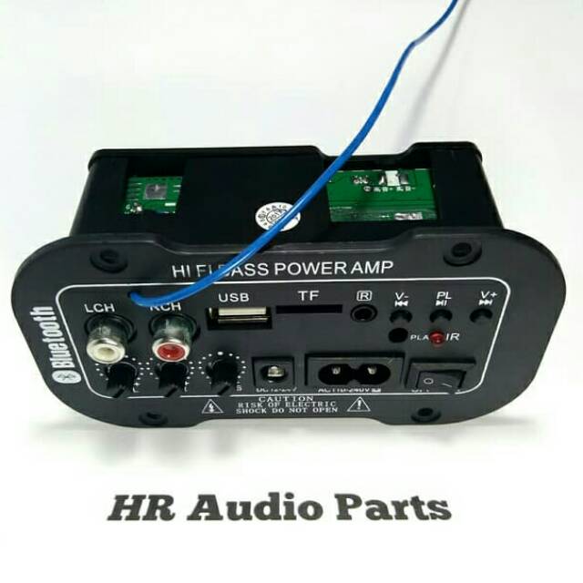 Amplifier Stereo Digital Hi-Fi Power Mobil Bluetooth + USB + TF + Remote