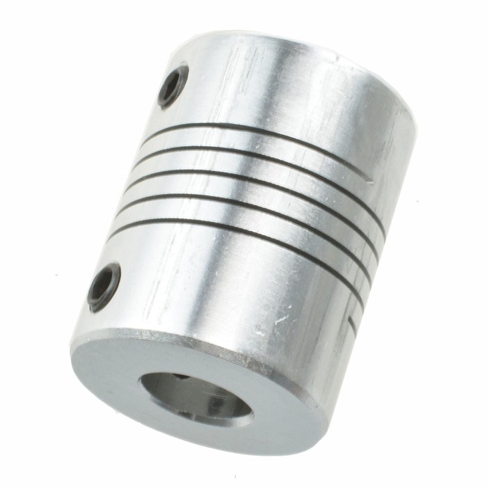 Flexible Coupling D19 L25 5x8 mm Coupler Alumunium CNC 3D Printer