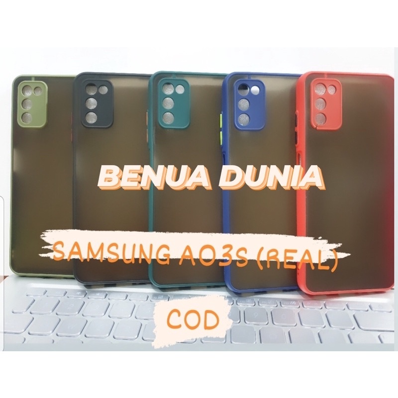 CASE DOVE SAMSUNG A03S (REAL) - CASE MY CHOICE SAMSUNG A03S PELINDUNG KAMERA - BD