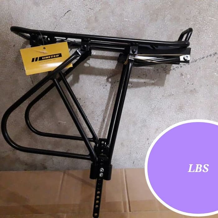 RAK BAGASI BELAKANG UNITED MTB 26 L RAK PANNIER BELAKANG UNITED MTB 26