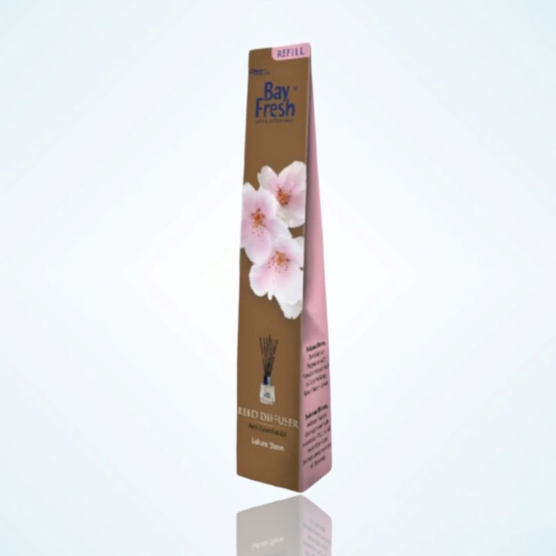 Bayfresh Reed Diffuser Mint Eucalyptus /Sakura Bloom/Yuzu Citron 30 ml Essential Pengharum Ruangan / Diffuser-Sakura Bloom Refill
