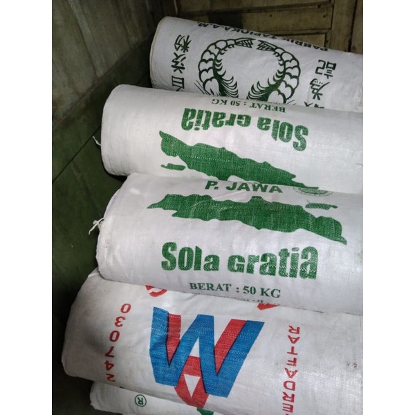 Karung bekas tepung ukuran 60x105 @50kg