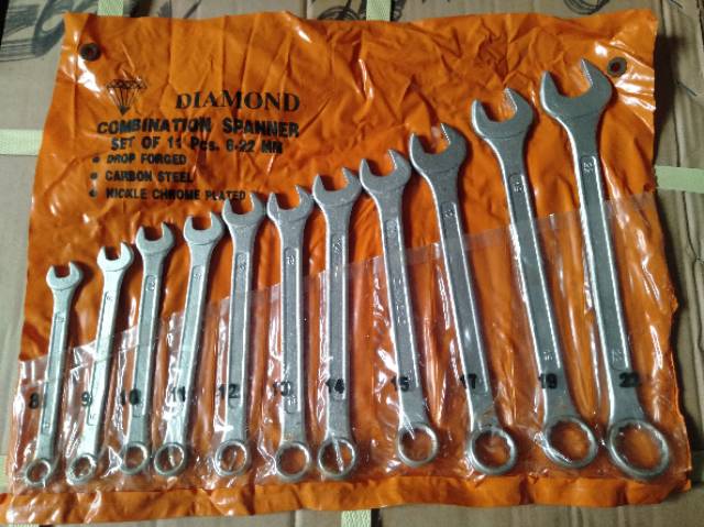 Kunci ring pas set 11pcs