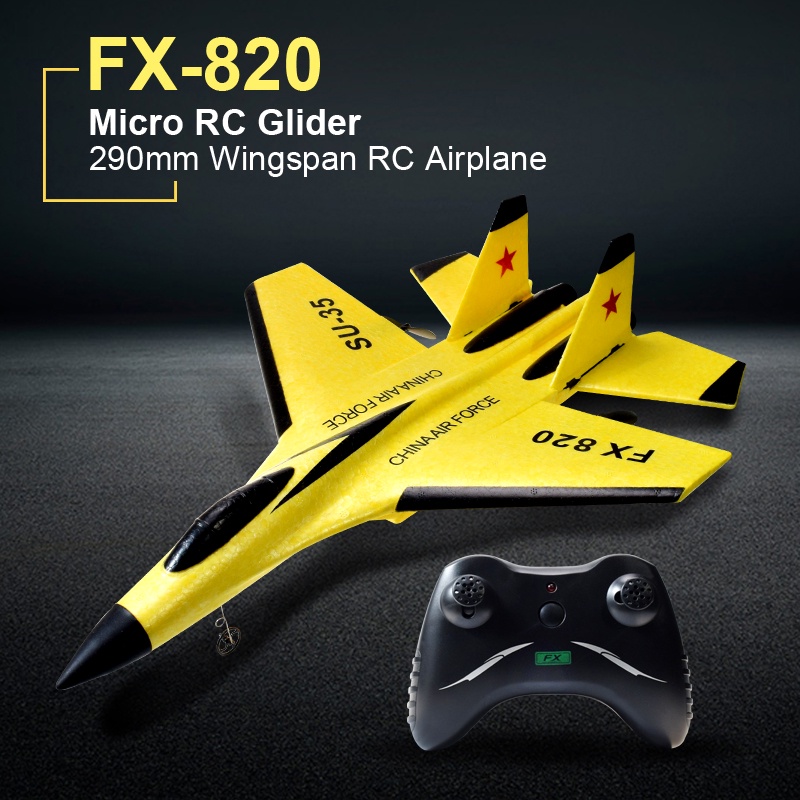 Mainan RC SU 35 Sukhoi Pesawat Remote Control terbang murah model jet tempur canggih Glider Airplane