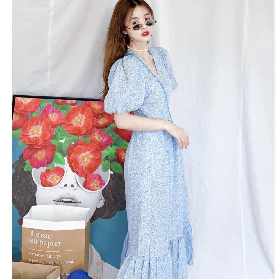 (S-XL) BLUE DRESS 01BS08