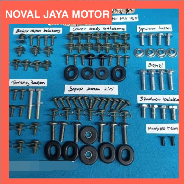 Jual baut lengkap full set body yamaha jupiter MX 135 Shopee Indonesia