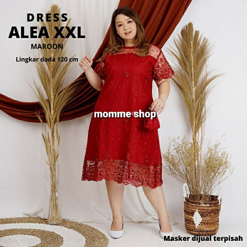 JUMBO LD 120- ALEA DRESS TULLE BROKAT BORDIR PREMIUM