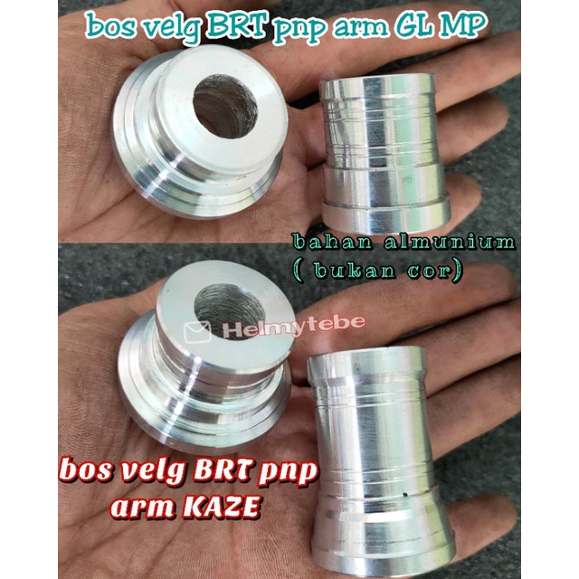 bosing bos tromol brt pnp arm kaze / bos velg brt pnp arm gl mp bahan almini HANDMADE