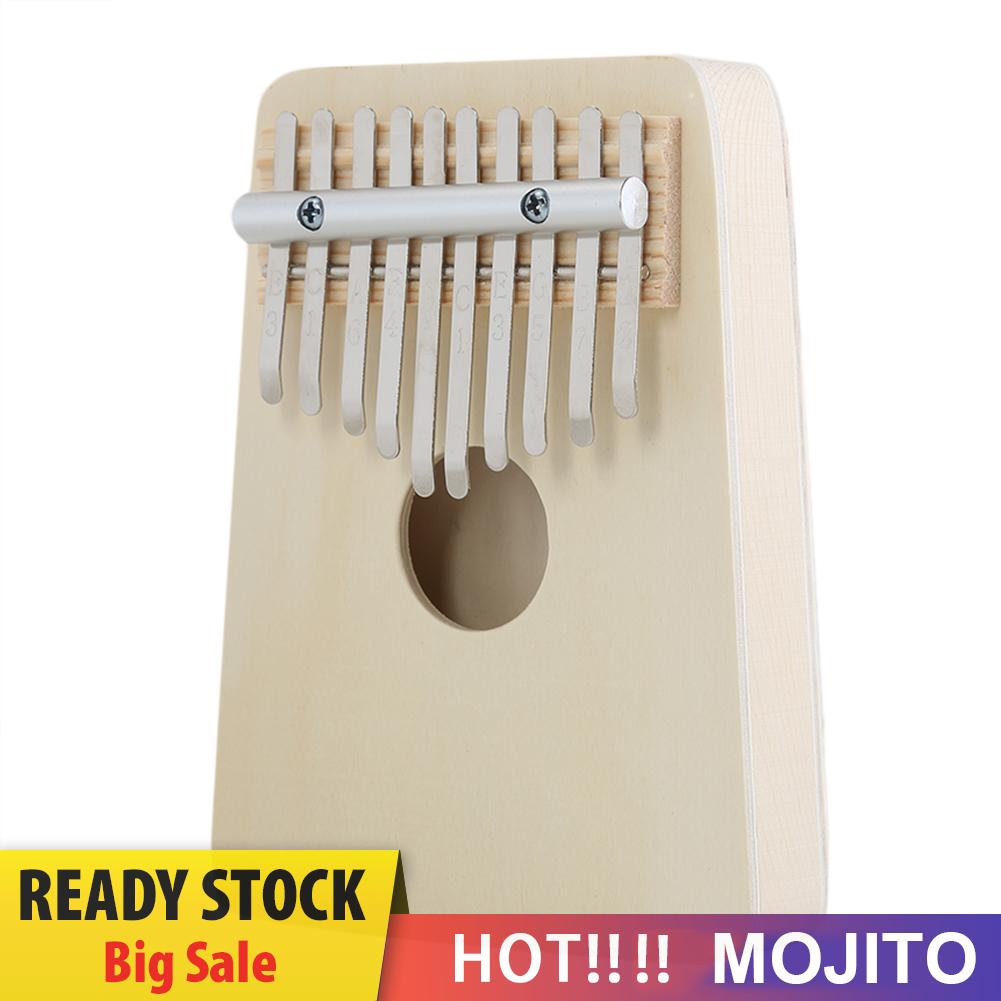 Alat Musik Kalimba 10 Kunci Bahan Basswood Untuk Pemula