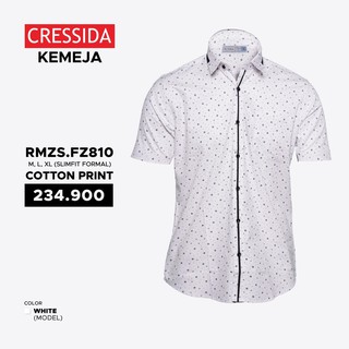  Baju  Kemeja Pria  Cowok Slimfit Branded Original Cressida  