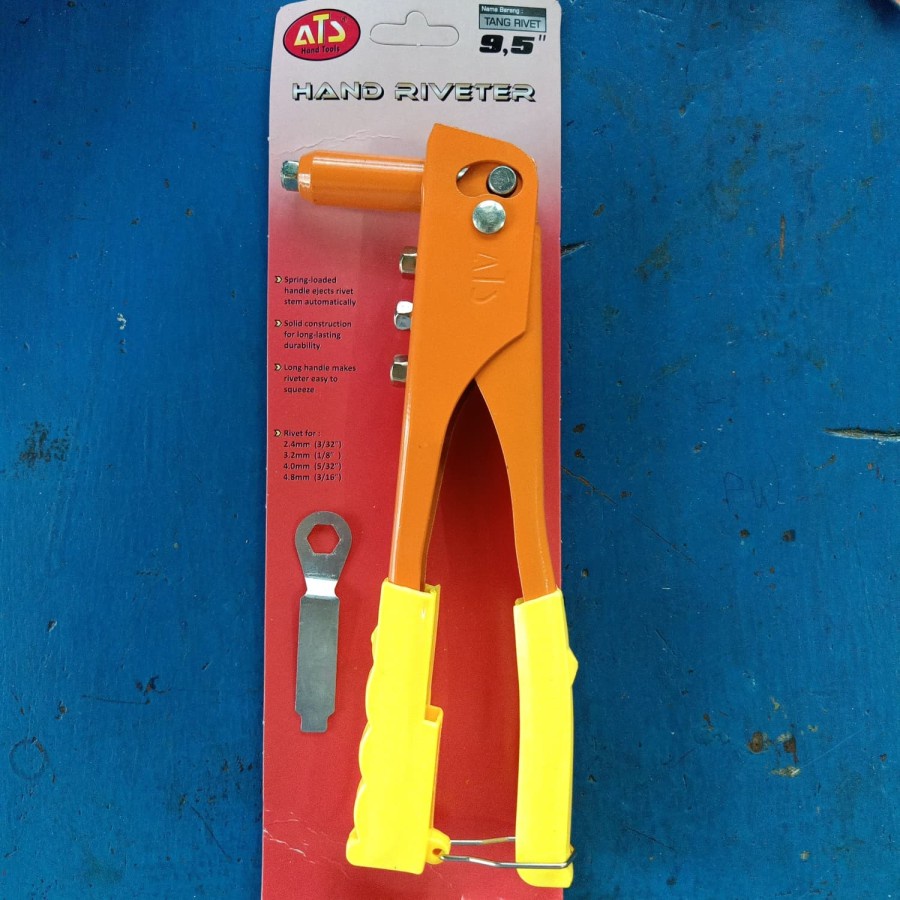 Tang Rivet Alat Ripet Stang Rifet Paku Keling Aluminium Alumunium ATS 9,5 inch