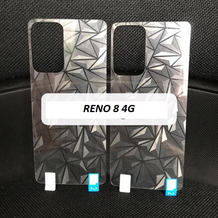 OPPO RENO 8T 4G 8T 5G 8Z 5G 8 PRO 5G 8 4G 8 5G ANTI GORES BELAKANG SKIN DIAMOND GARSKIN MOTIF 3D SPIRAL ANTI JAMUR PELINDUNG BELAKANG BACK