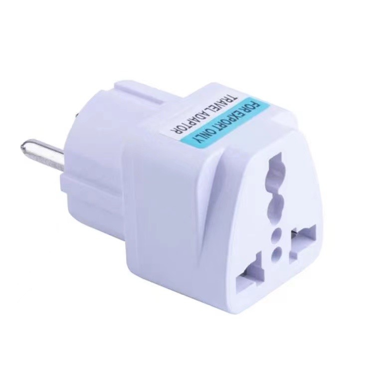 Over Steker Adaptor 3 Kaki Travel Adapter ke 2 Universal (UK + US+ AU) / Colokan Listrik / Travel Adaptor / Universal Steker