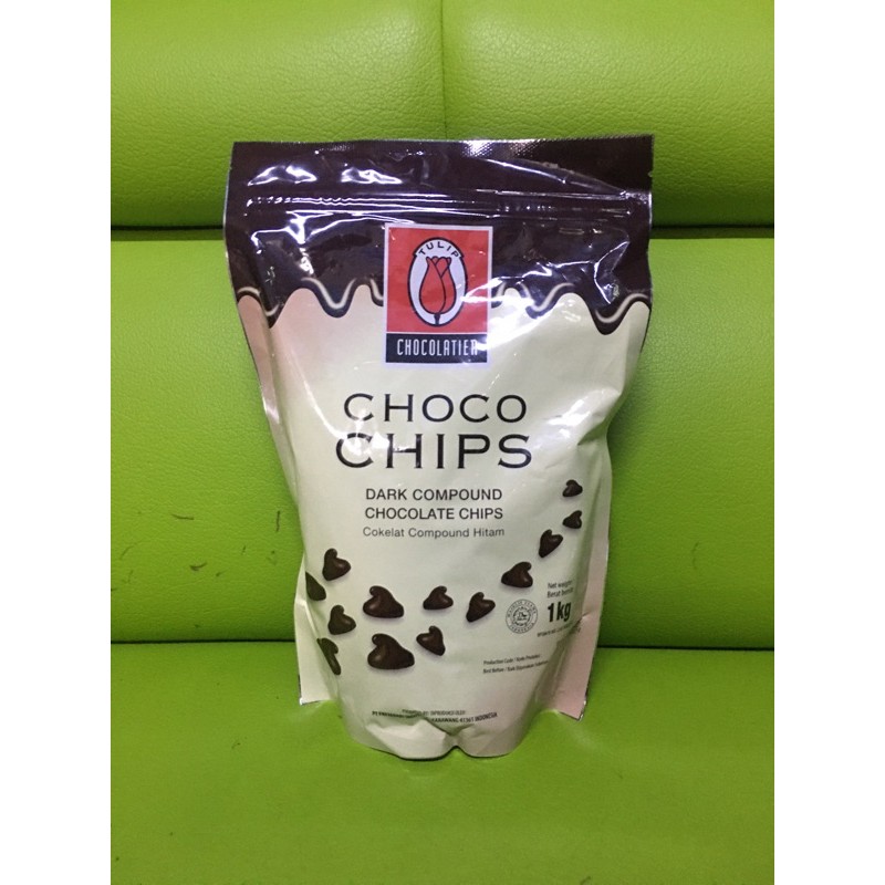 

Tulip Choco Chips Dark Compound 1 Kg