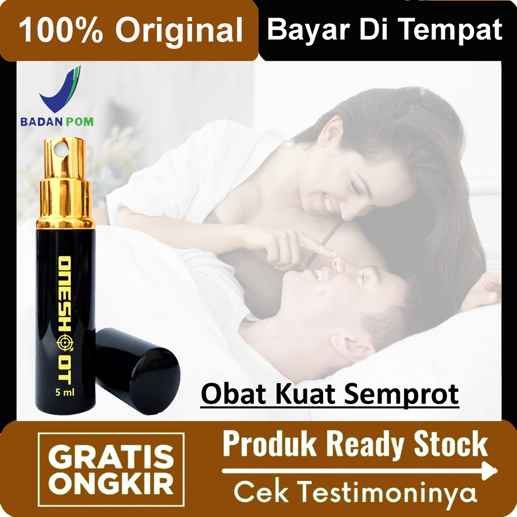 ONESHOOT Spray - Obat Kuat_Sex Pria Dewasa Oles Tahan Lama Di Panjang - Yang Aman Dan Ampuh