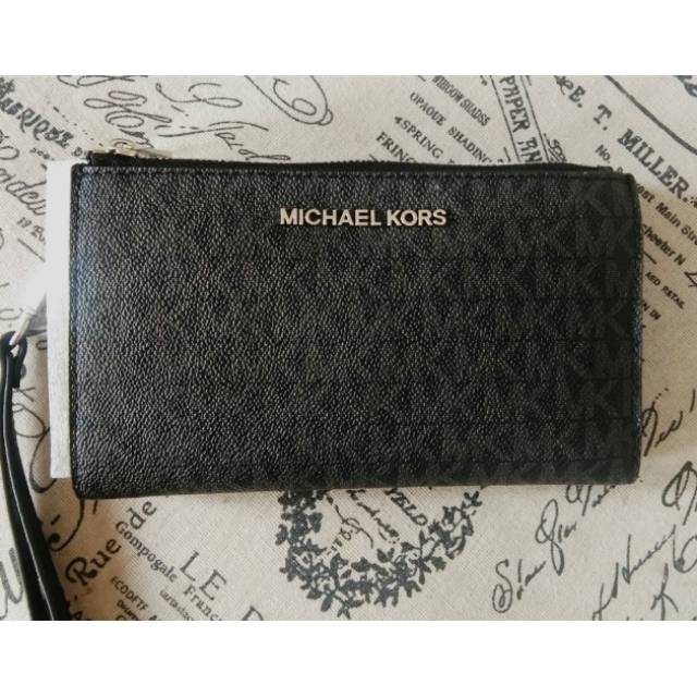 Dompet (Michael Kors) MK Wrislet jet ser travel Black