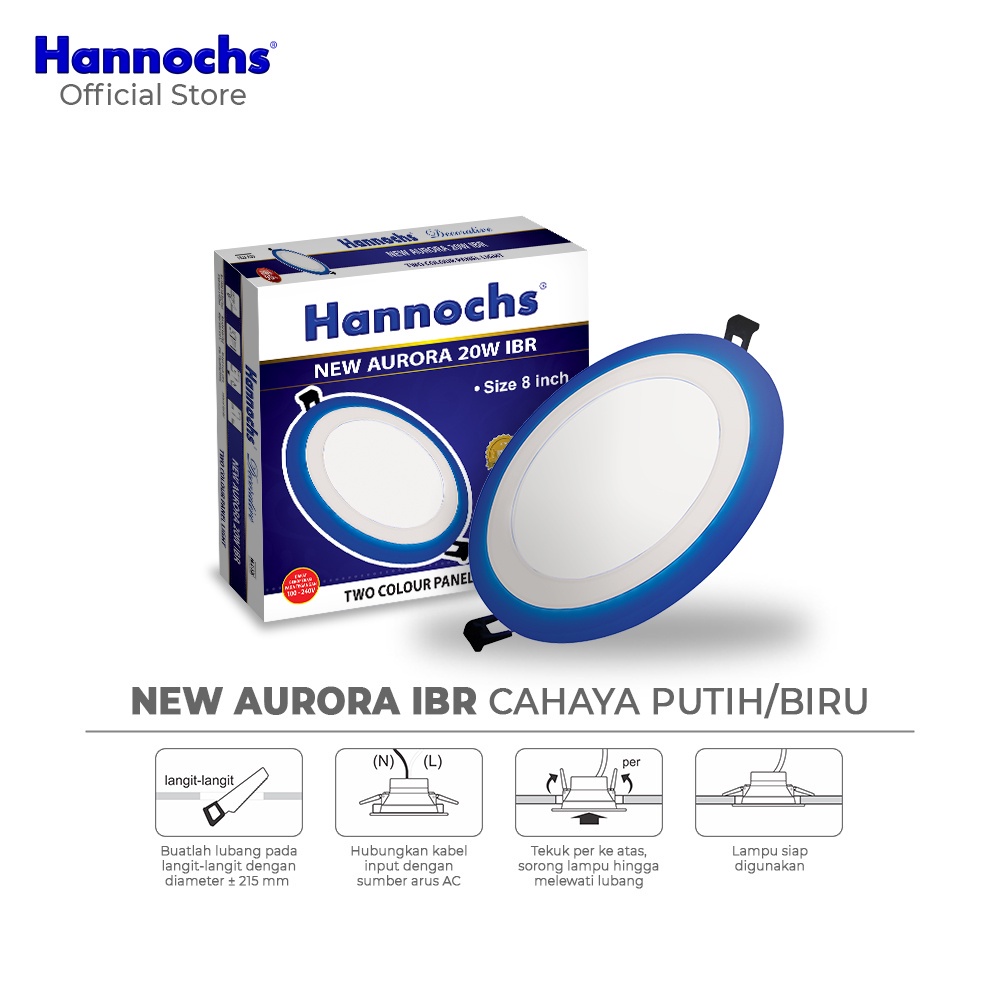 Hannochs New Aurora 20 Watt IBR CDL - Cahaya Putih