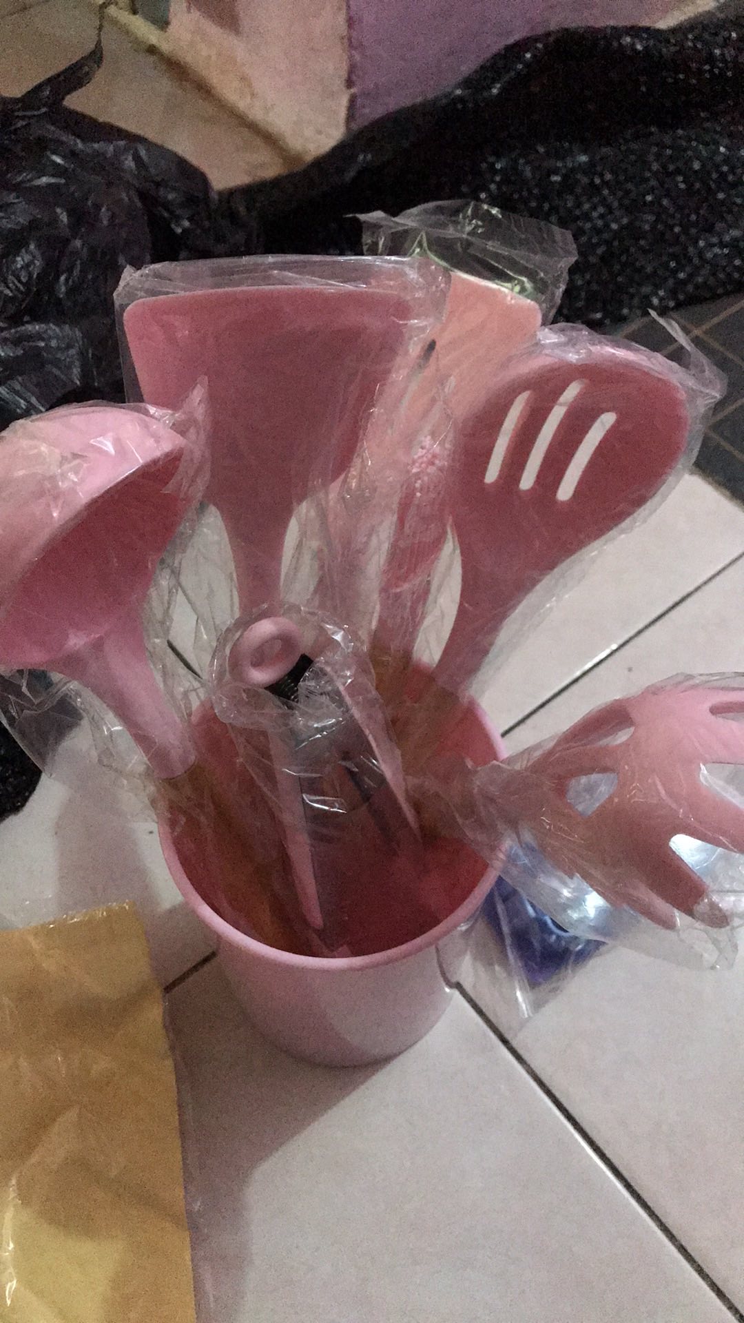 Az Sutil Silikon Spatula Silicone Sodet Alat Masak Set 8pc Import / Gagang Kayu Premium Quality