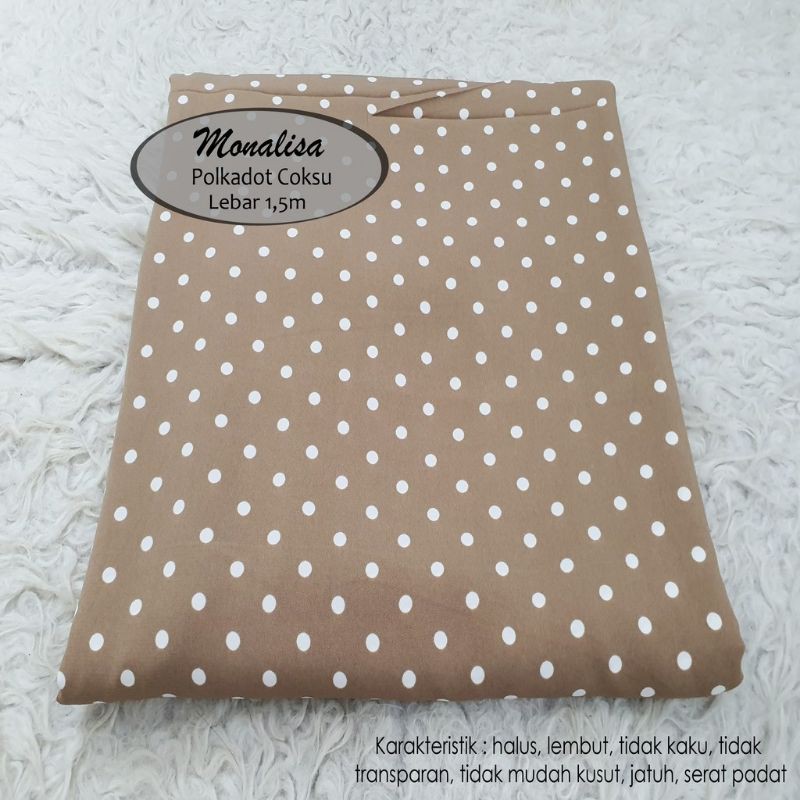 Kain Wolfis Monalisa Polkadot Coksu