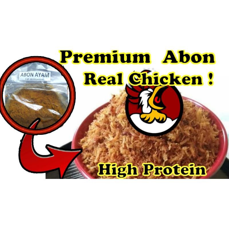 

Abon ayam Asli Untuk Diet dan pembentukan otot