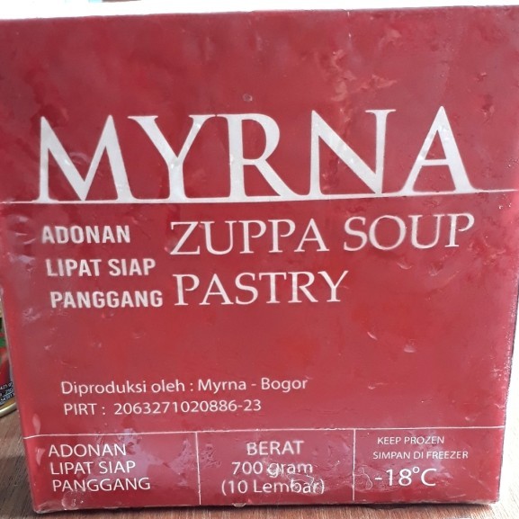 

myrna zuppa soup pastry 700gr pastry myrna