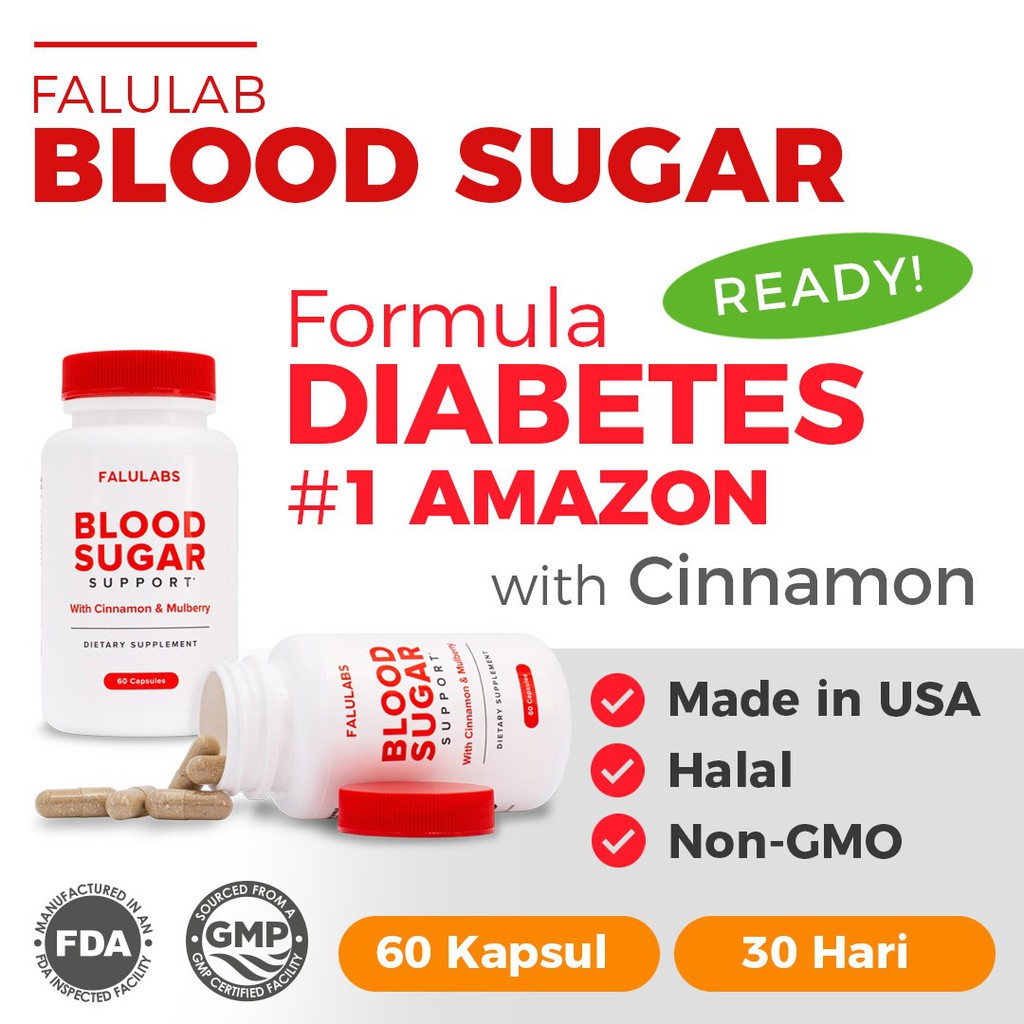 

Falulabs Blood Sugar DIABETES Obat Herbal Gula Darah Cinnamon AIternatif Insulin Kencing Manis