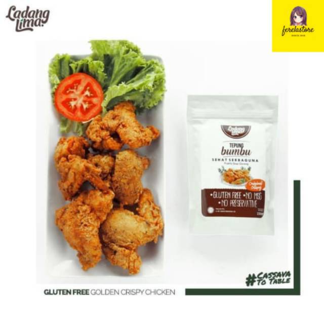 

TEPUNG BUMBU CRISPY LADANG LIMA - NON MSG 150gr