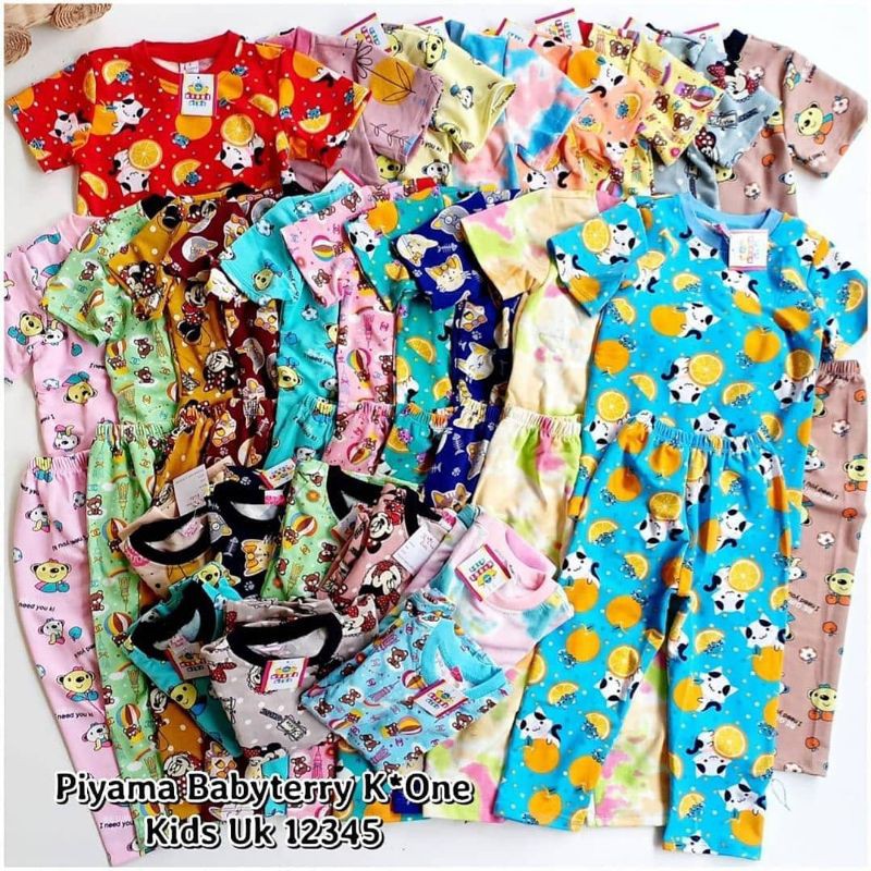 baju tidur anak grosir 1 lusin