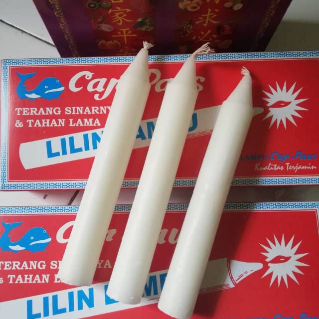 Lilin putih/lilin mati lampu