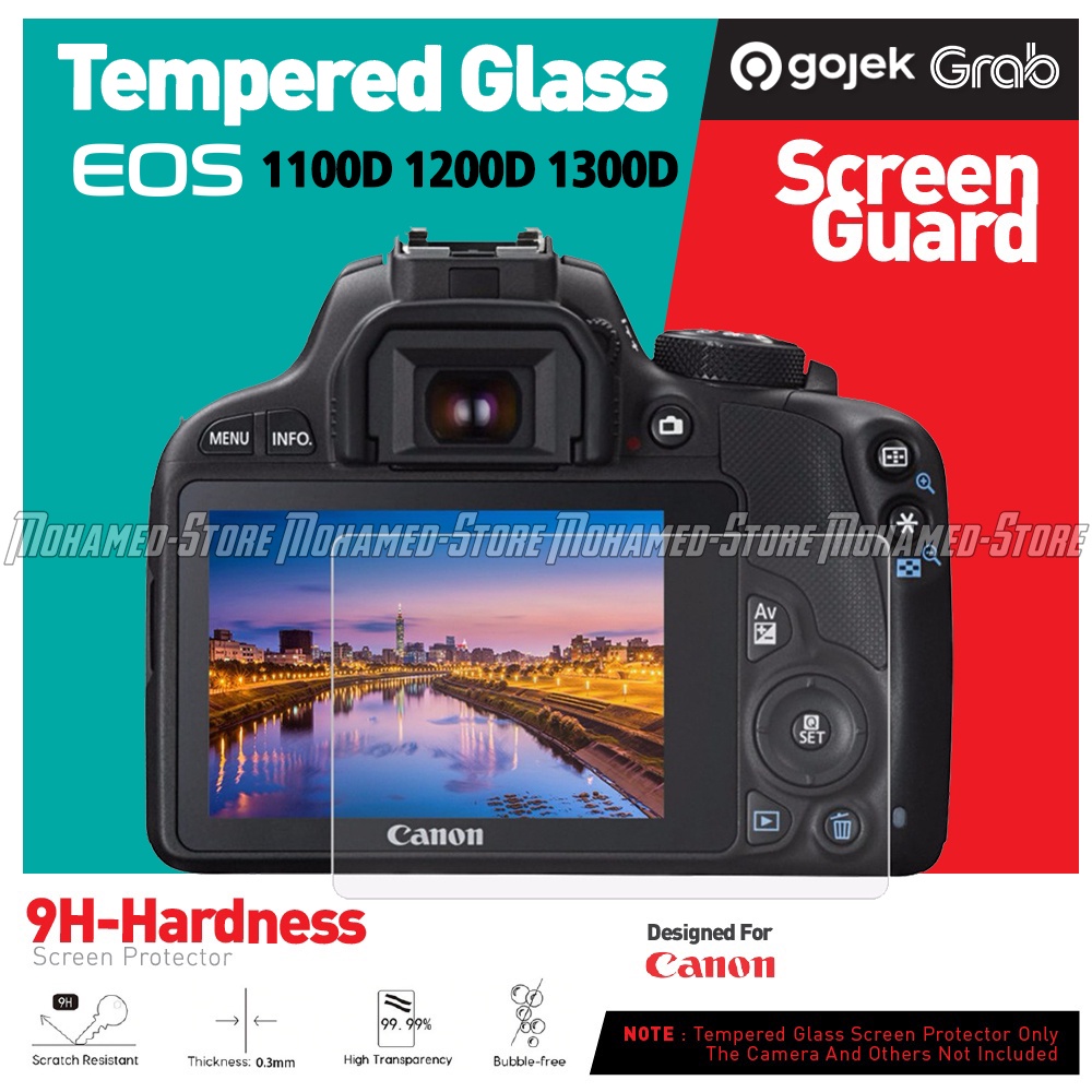 Tempered Glass for Canon 1100D 1200D 1300D 1400D 1500D 2000D Anti Gores Screen Guard Protector