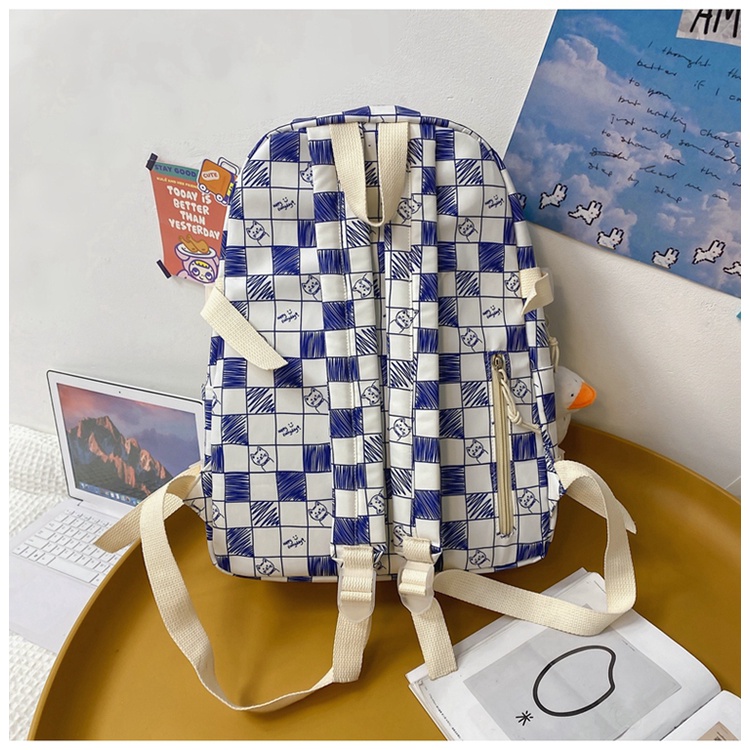 WYK112 Tas Ransel Wanita Pria The Day Sekolah Kuliah TTS Backpack School Impor TKM