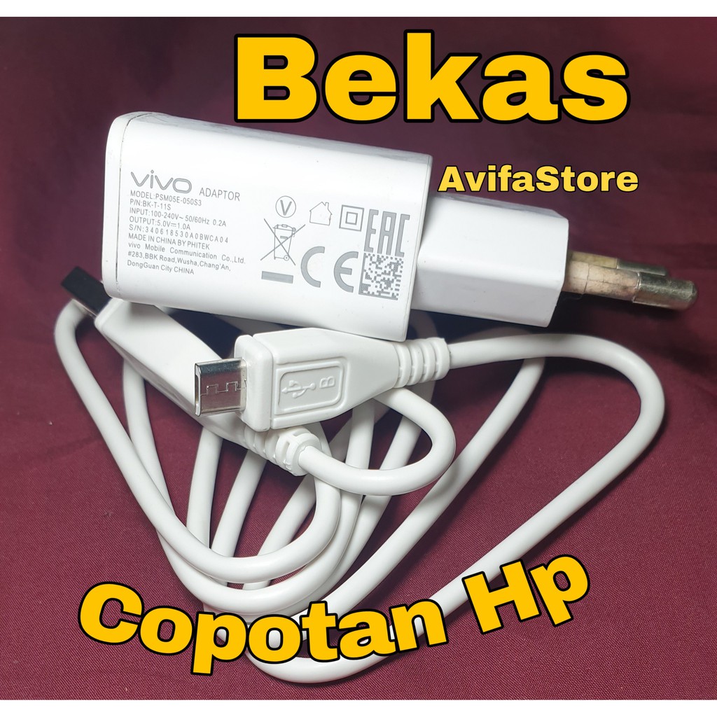 Charger Vivo 1A Y93 2018 Y21 Y91 Y91c Y53 Y81 Vivo Y51 Y5L Y71 V3 X3s Original