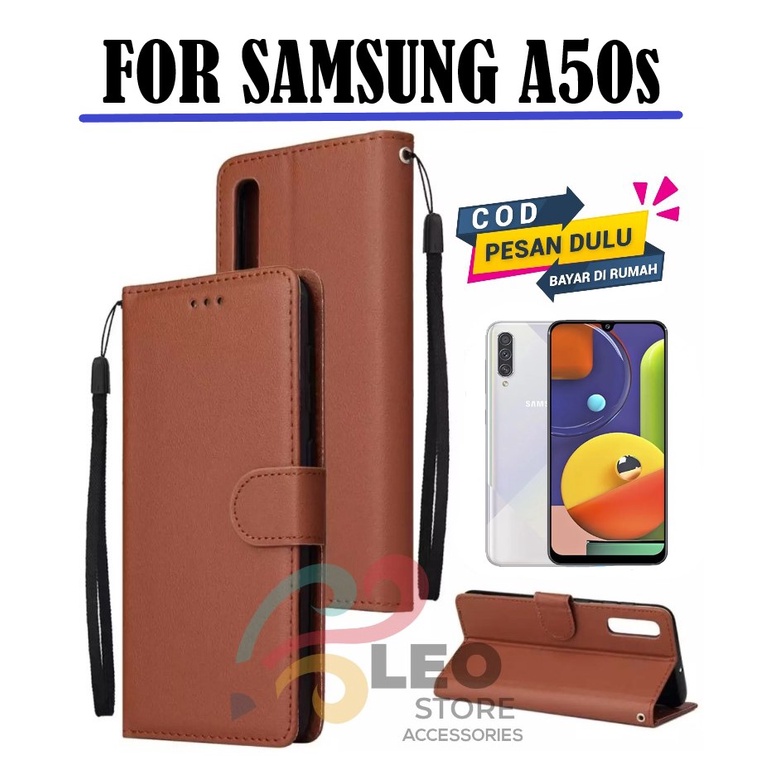 DOMPET HP UNTUK SAMSUNG GALAXY A50s (2019) NEW LEATHER FLIP CASE SAMSUNG GALAXY A50s (2019) NEW