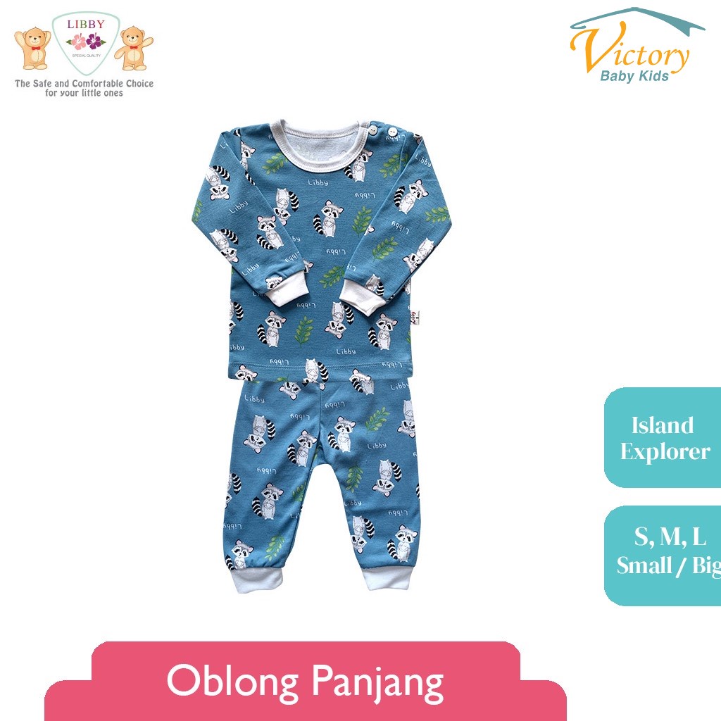 Libby Stelan Oblong Panjang Motif Island Explorer (3 stel)