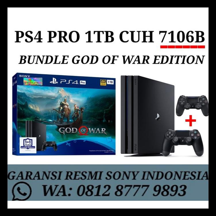 Ps 4 Pro 1Tb Cuh 7006B Garansi Resmi Sony Free Ongkir