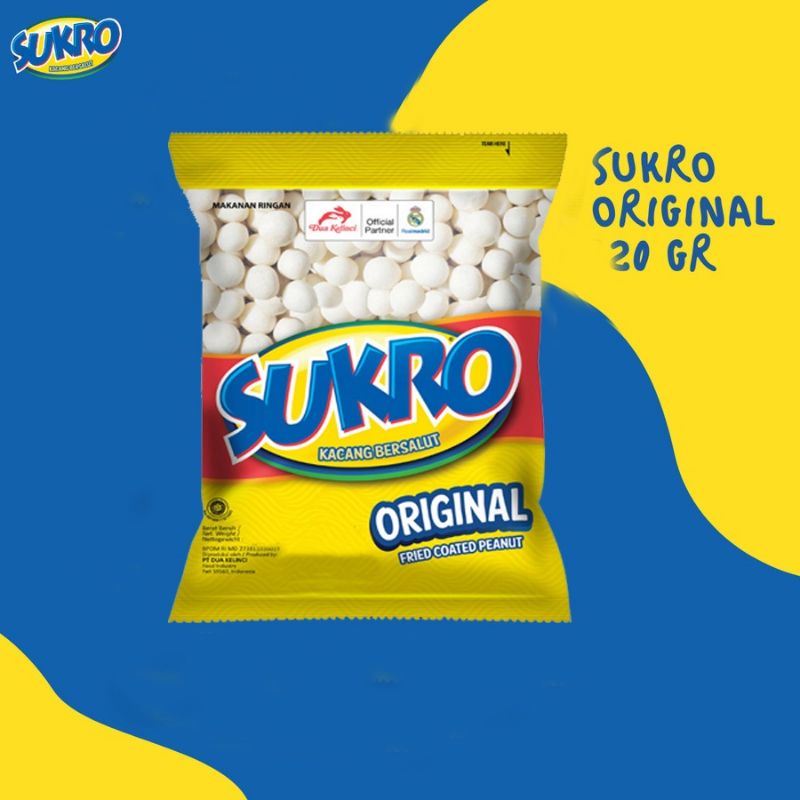 

KACANG SUKRO 20 gram ( 1 Renceng isi 20 pcs)