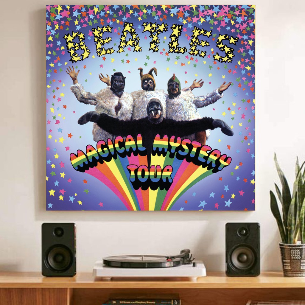 "The Beatles - Magical Mystery Tour" Poster Kayu (25x25)