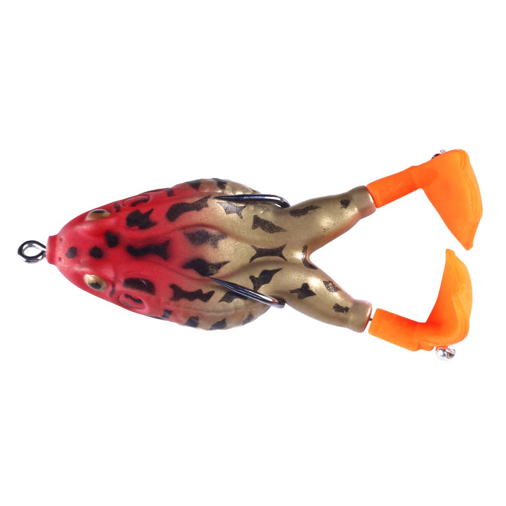 HENGJIA 1PC Umapn Katak Fishing Lure Double Propeller Foot Frog Lure 20 color Soft Bait 9cm12g/8.5cm11.5g Silicone Artificial Crankbait Wobbler Jig Trolling Soft Lure Floating Fishing Bait Gear