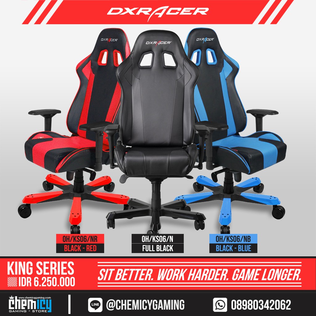dxracer king series gaming chair  kursi gaming
