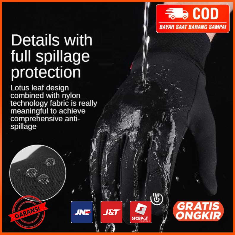 Sarung Tangan Sepeda Winter Waterproof Cycling Gloves KG079