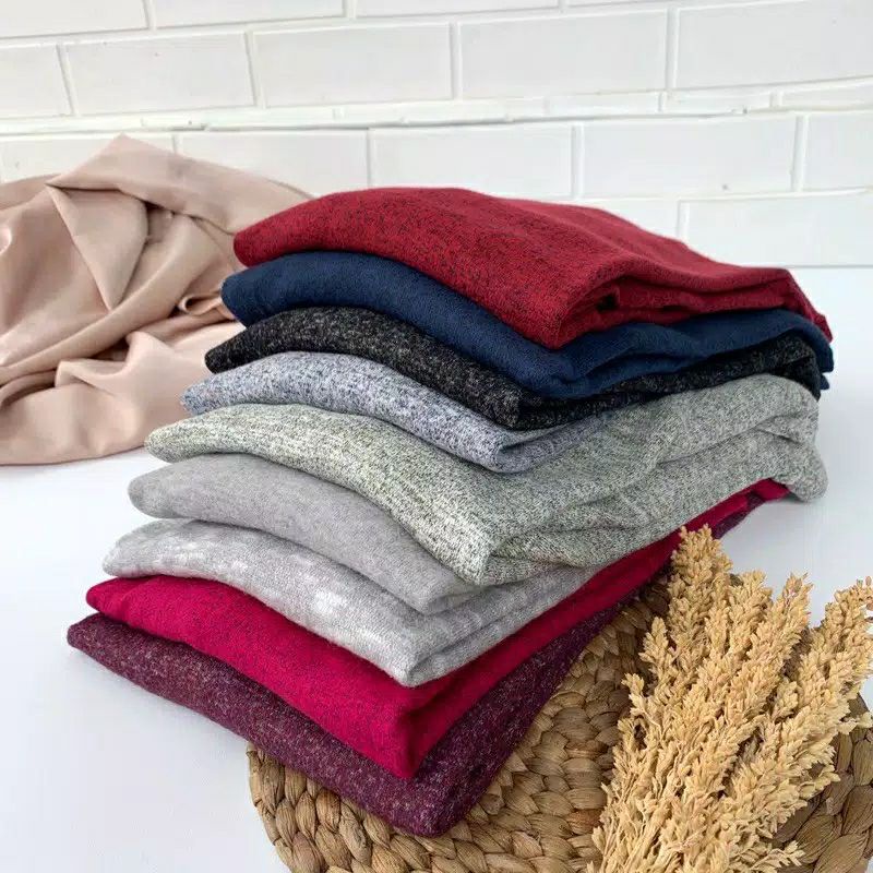 Kaos Rajut Halus katun remaja lengan panjang murah