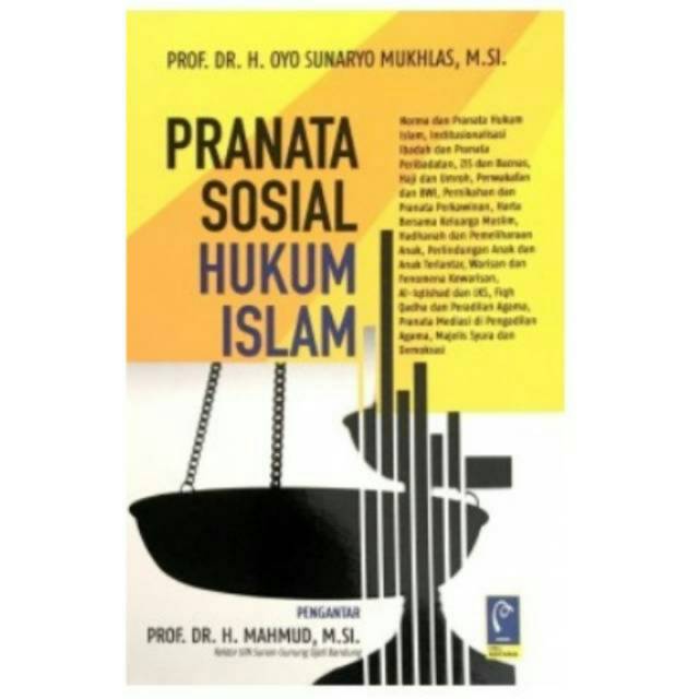 

BUKU PRANATA SOSIAL HUKUM ISLAM PENERBIT REFIKA ADITAMA