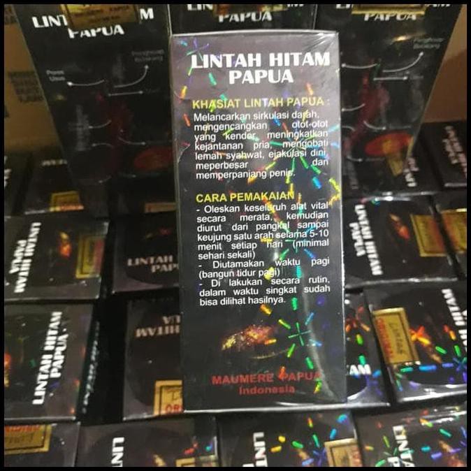 Bisa Cod - Minyak Lintah Asli Papua - Lintah Hitam Papua - Obat