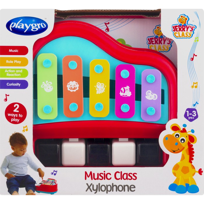 Playgro Music Class Xylophone (mainan anak merk playgro)