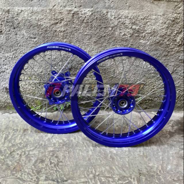 Velg Set Supermoto Biru CRF 150 L Velk Wheelset 17 300 350 CRf150