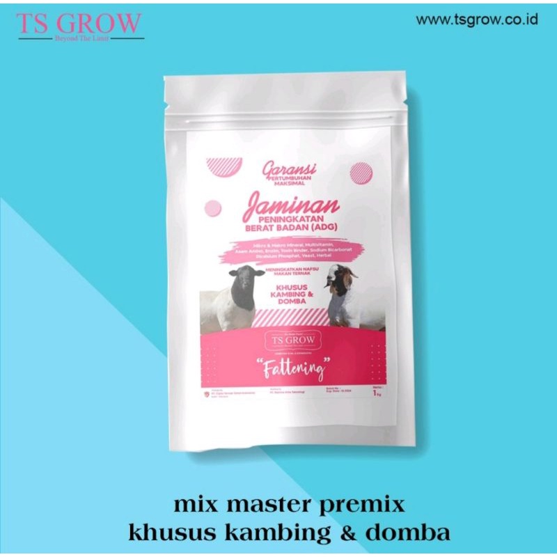 TS GROW PREMIX UNTUK KAMBING DAN DOMBA