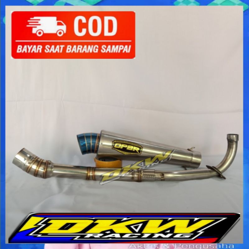 EX5 DREAM WAVE 110 DASH 110 RACING EXHAUST OPBR