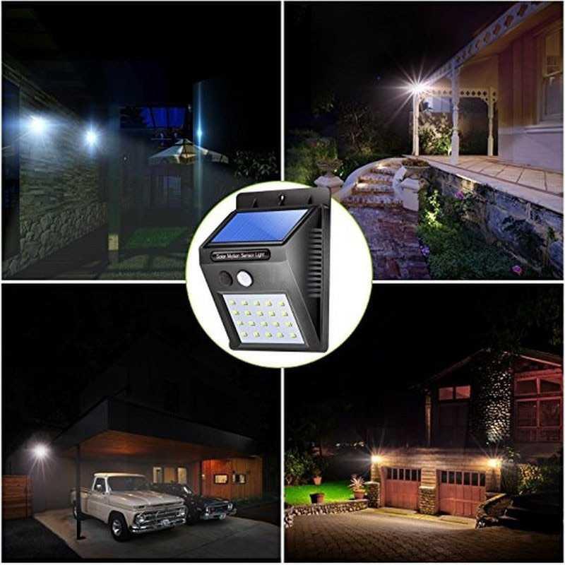 DUOGU Lampu Solar Sensor Gerak Outdoor Weatherproof 40 LED - L40