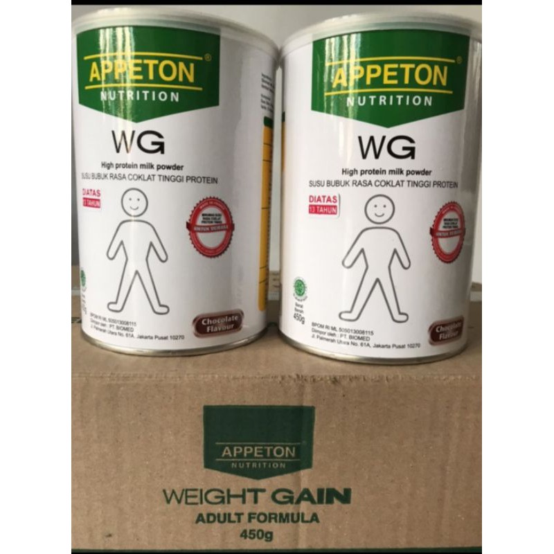 

Appeton Weight Gain Susu Untuk Gemuk Rasa Cokelat (Dewasa) - 450 Gram